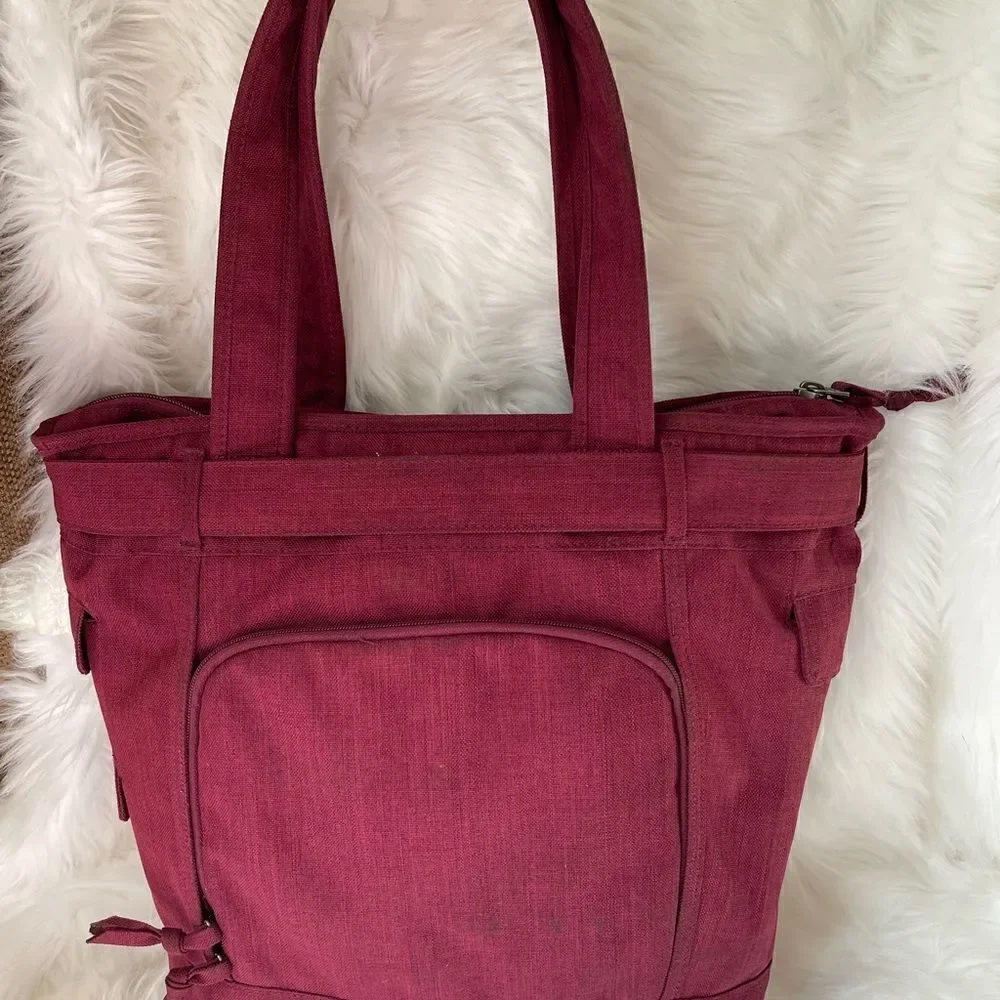 OGIO burgundy canvas